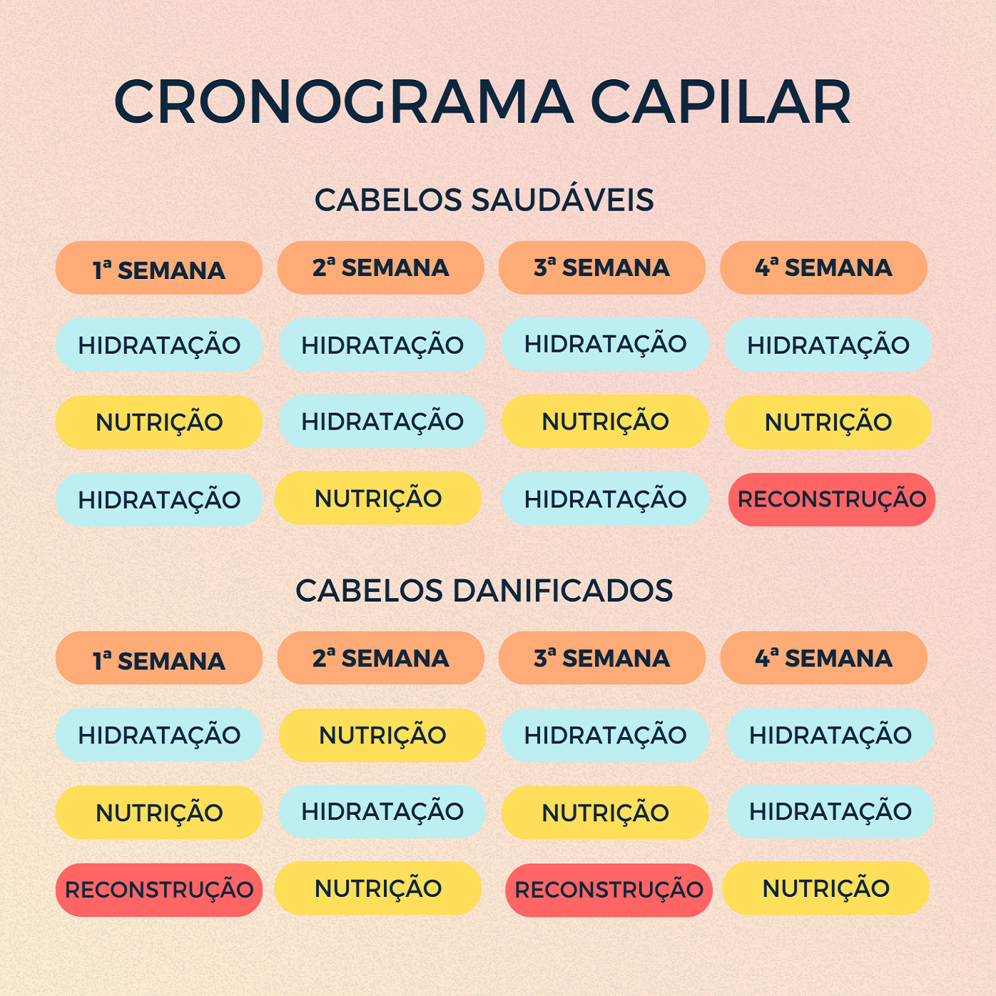 Kit Cronograma Capilar